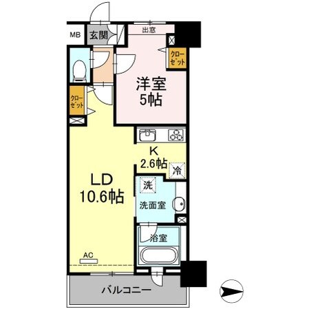 グレイスコート・アイエスの物件間取画像
